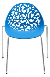 Tutumi, modern szék Vivien, kék, KRZ-08521