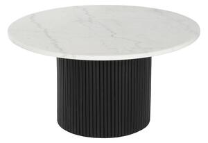 Asztal márvány mdf 80x80x42 fehér