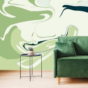 Öntapadó tapéta abztrakt zöld minta