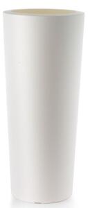 Slim virágcserép 90 cm – Matt fehér elegancia - Fehér