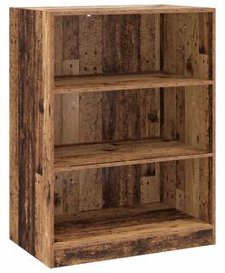Ruhásszekrény polcokkal tárolóval Antik fa 77 x 48 x 102 cm PB