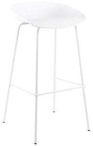 Fehér műanyag bárszék Somcasa Alene 83 cm