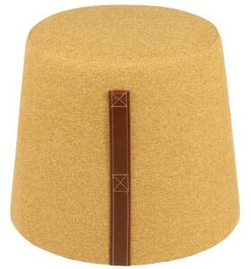Sárga szövet zsámoly Somcasa Martin 45 cm