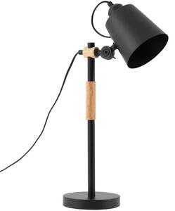Fekete fém asztali lámpa Somcasa Iria 54 cm
