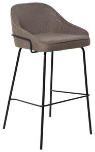 Barna kárpitozott bárszék Somcasa Louis 76,5 cm