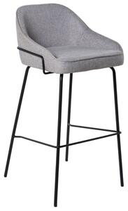 Szürke kárpitozott bárszék Somcasa Louis 76,5 cm