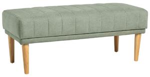 Zöld kárpitozott pad Somcasa Bari 100 cm