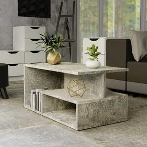 Arosa Prima dohányzóasztal, 90x43x51 cm, beton