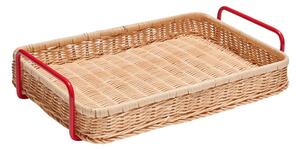 Rattan szervírozó tálca 27x42 cm Splint – Hübsch