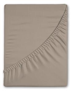 Barna gumis flanel lepedő 90x200 cm – Good Morning