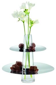 Fontaine emeletes süteményes tál és váza