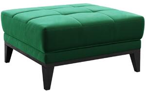 Zöld bársony lábzsámoly MESONICA Musso Tufted