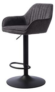 Sötétszürke állítható magasságú bárszék Nolan – Unique Furniture