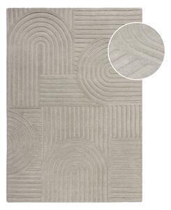 Zen Garden szürke gyapjú szőnyeg, 160 x 230 cm - Flair Rugs