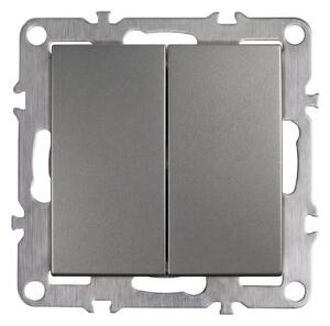 Kettős Kapcsoló OSTE JNH007-W GREY