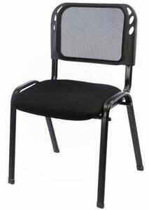GARTHEN Rakásolható kongresszusi szék fekete