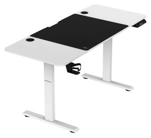JAN NOWAK ROB 1400 állítható magasságú asztal, elektromos íróasztal, 1400x720x600, fehér