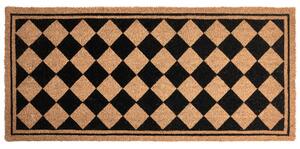 Lábtörlő CARDONA Bézs/Fekete 55 x 120 cm Kókuszrost