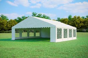Party sátor 8x8 m PRÉMIUM - tűzálló szín fehér