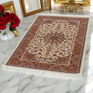 Selyem szőnyeg Reihan cream 90x150 minőségi viszkóz selyem szőnyeg Iránból