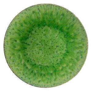 Riviera zöld agyagkerámia szervírozó tányér, ⌀ 31 cm - Costa Nova