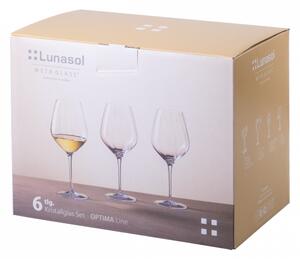 Lunasol - Fehérboros poharak 430 ml-es 6 db-os készlet - Optima Line Glas Lunasol (322685)