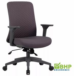 Q-744 Ergonomikus Forgószék Szürke 3D Szövettel
