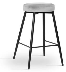 CIRCO M Kárpitozott Bárszék Fém Szürke 60cm