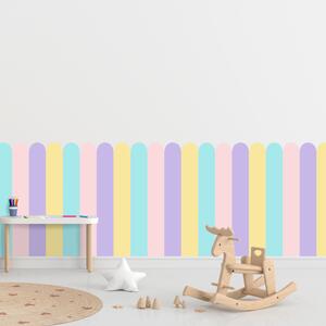 PIPPER. Textil öntapadó tapéta - Boltív - Pasztell szín 3 Méret: 100cm