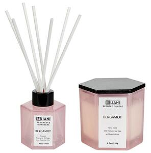 Illatgyertya illatpálcákkal CLASSY TINT Szójaviasz Gyümölcsös jegyek