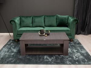 Chesterfield kanapé Dallas 255, Kárpit, 80x217x88cm, Részben összeszerelt, Fenyő
