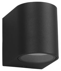 Eko-Light Ovalis kültéri lefelé világító fali lámpa, fekete, 1xGU10 foglalattal