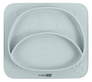 FreeON szilikon tányér Bear - Green