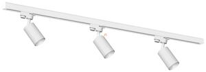 Eko-Light Pipe sínadapteres spot lámpa szett, fehér, 3xGU10 foglalattal