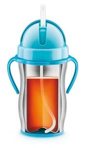 Tescoma BAMBINI gyerek termosz szívószállal, kék
