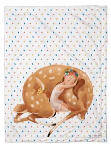 Butter Kings gyermek takaró Forest school sleeping fairy, 75 x 100 cm