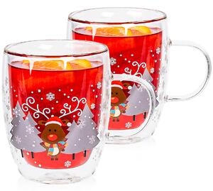 4Home Hot&Cool Mug Reindeer thermo pohár 270ml,2 db
