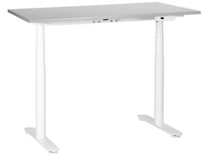 Elektromosan állítható asztal DESTINAS Szürke/fehér 120 cm 72 cm