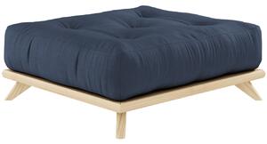 Sötétkék lábzsámoly Karup Design Senza 100 x 90 cm
