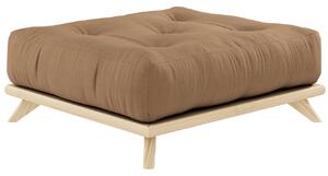 Világosbarna zsámoly Karup Design Senza 100 x 90 cm
