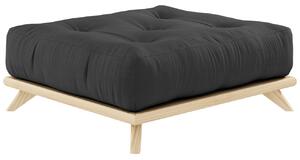 Sötétszürke lábzsámoly Karup Design Senza 100 x 90 cm