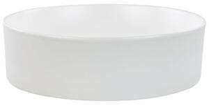 Fehér kerámia pult mosdókagyló ⌀ 40 cm TEBAR