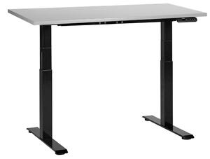Elektromosan állítható asztal DESTINES Szürke/fekete 120 cm 72 cm
