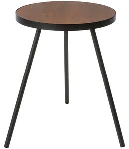 Fekete fém oldalasztal Yamazaki Tower 38,5 cm