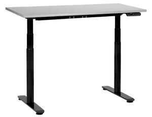 Elektromosan állítható asztal DESTINAS Szürke/fekete 120 cm 72 cm