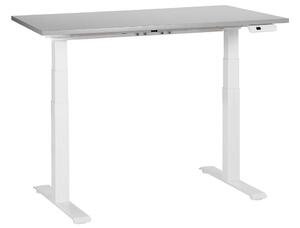 Elektromosan állítható asztal DESTINES Szürke/fehér 120 cm 72 cm