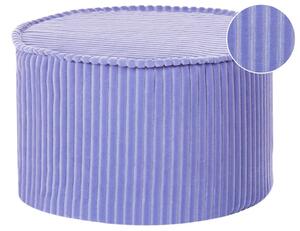 Világoslila pamut puff 40 x 25 cm ZIKRIA