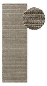 Szürke kézi szövésű gyapjú futószőnyeg 80x250 cm Camden Parker – Ted Baker