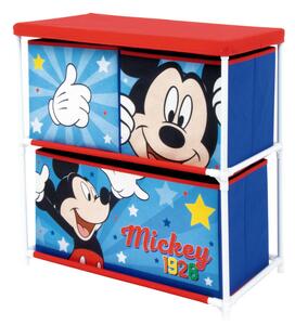 Disney Mickey Star játéktároló állvány 3 rekeszes 53x30x60 cm