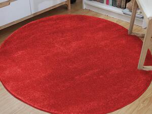 Piros kerek LORA szőnyeg Méret: 100x100 cm